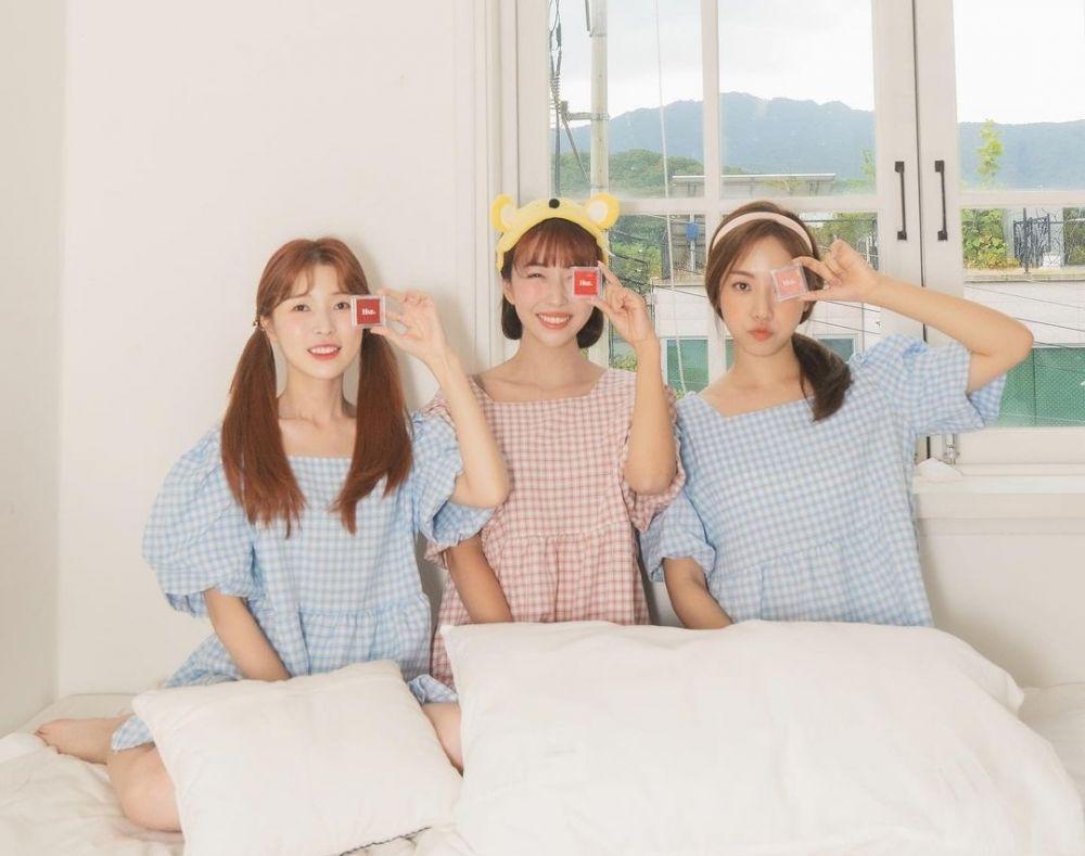 Sunny Dahye, Kang Nara dan Jini Hyeon (instagram.com/sunnydahye)