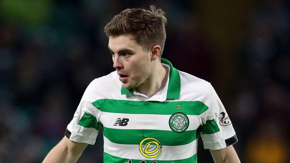 James Forrest saat tampil membela Celtic. (skysports.com)