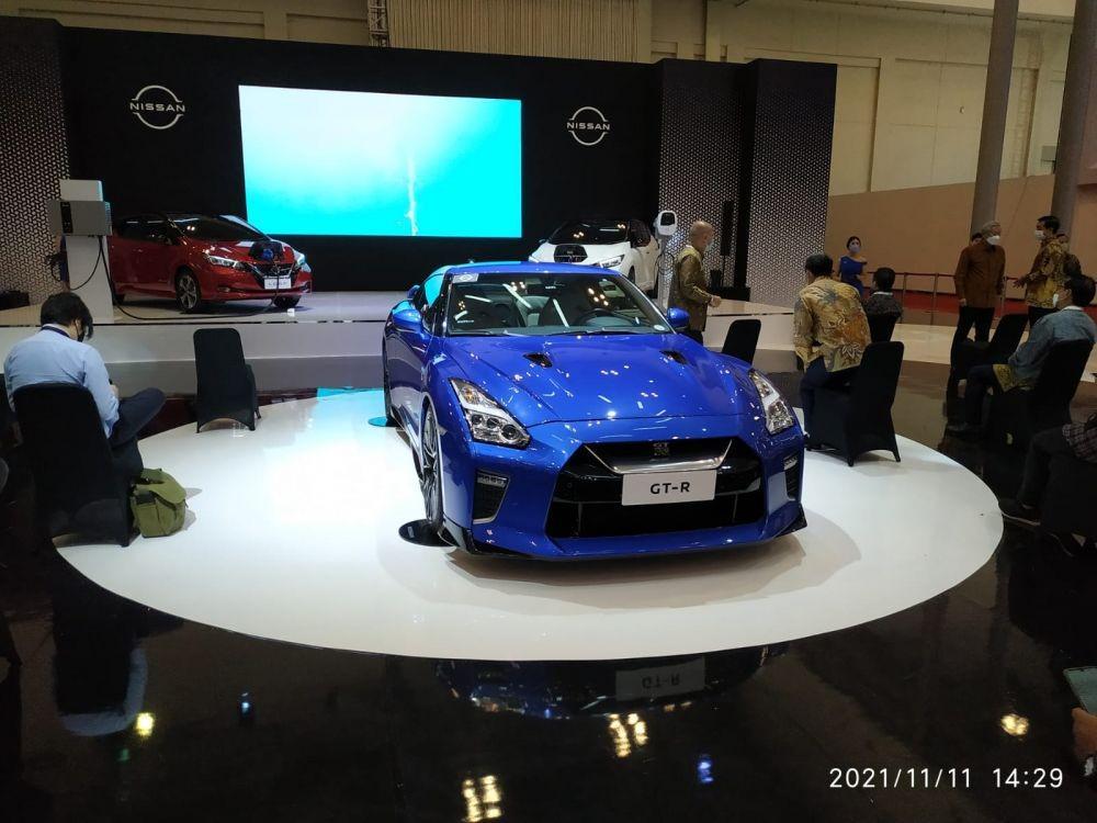 Mobil baru Nissan di GIIAS 2021. (Dok. Sandy Firdaus/IDN Times)