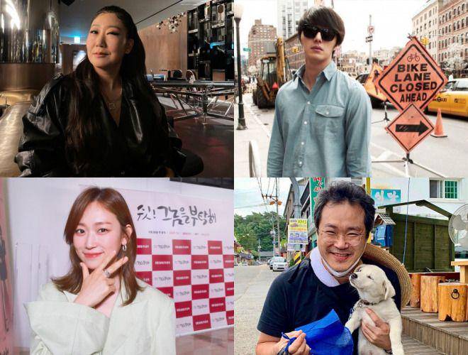 Ra Mi Ran, Jung Il Woo, Kim Seul Gi, dan Baek Hyun Jin (instagram.com/ramirani668 | instagram.com/jilwww | instagram.com/s911010 | instagram.com/bekhyunjin_official)