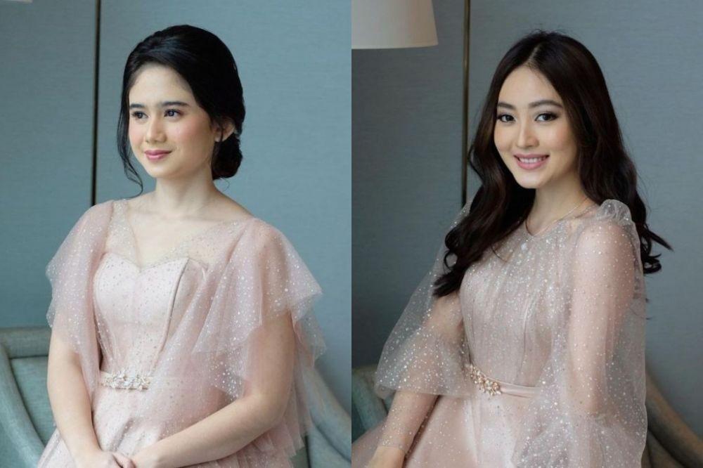 10 Pesona Bridesmaid di Resepsi Ria Ricis dan Ryan, Bak Bidadari