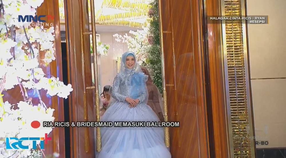 Resepsi Pernikahan Ria Ricis 13/11/2021 (dok. MNC TV)