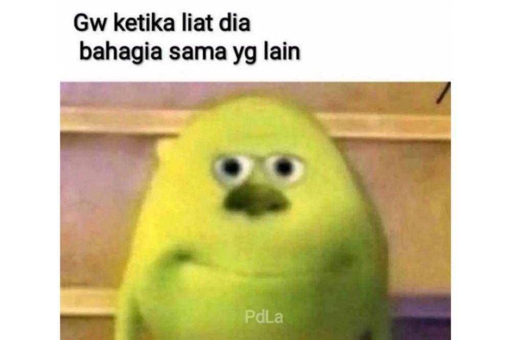 meme cinta bertepuk sebelah tangan (instagram.com/rumah_shitmeme.id)