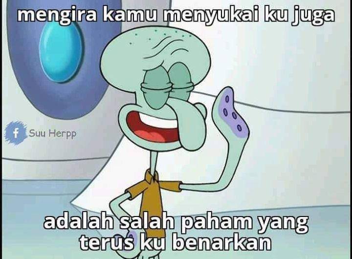meme cinta bertepuk sebelah tangan (instagram.com/rumah_meme_id)