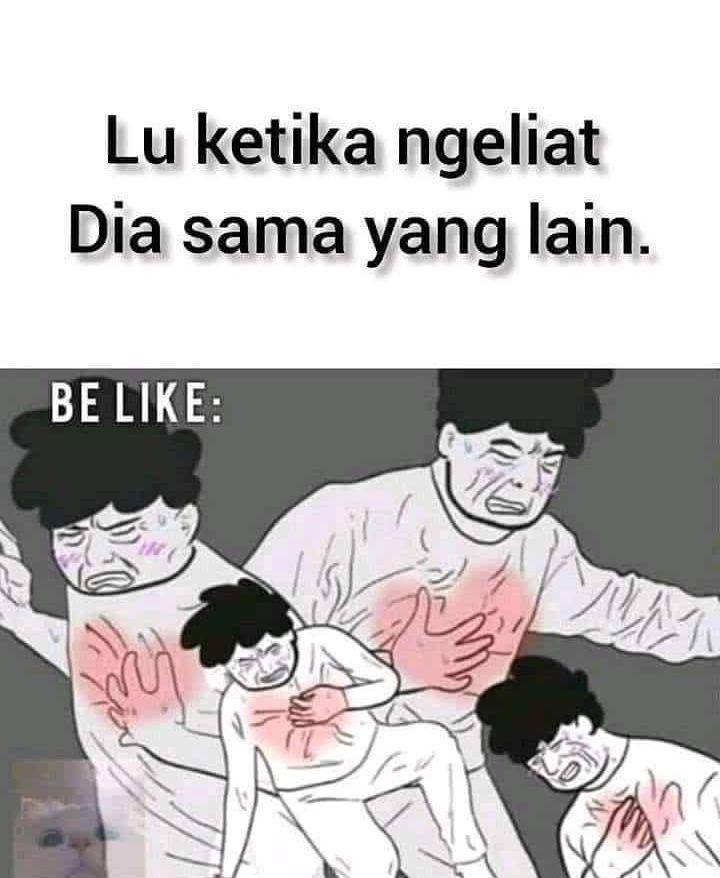 meme cinta bertepuk sebelah tangan (instagram.com/rumah_meme_id)