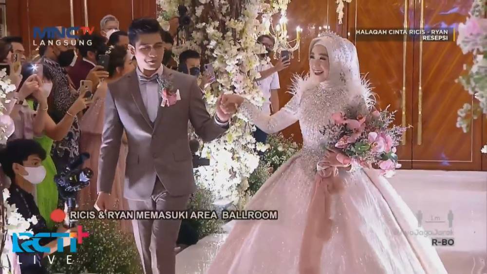 Resepsi Pernikahan Ria Ricis 13/11/2021 (dok. MNC TV)
