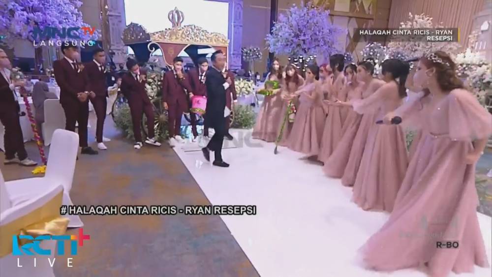 Resepsi Pernikahan Ria Ricis 13/11/2021 (dok. MNC TV)