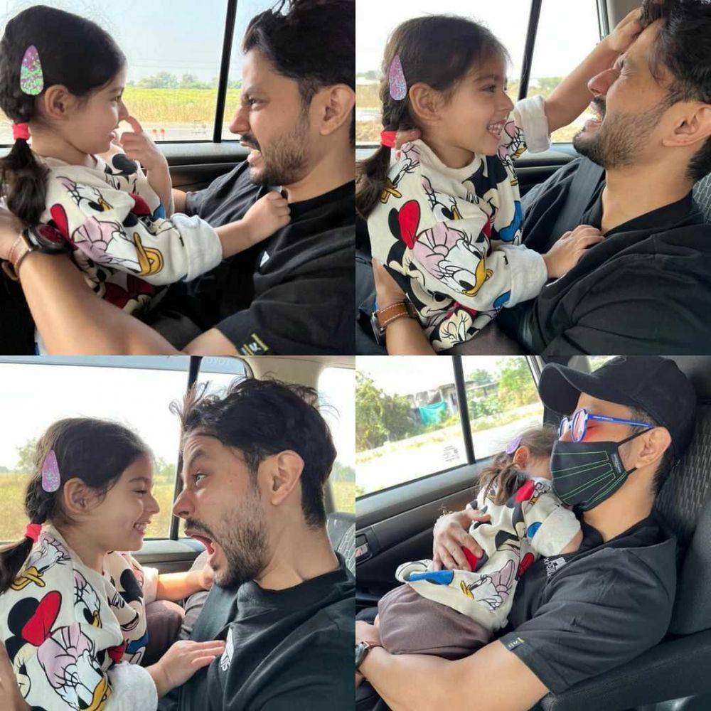 Kunal Kemmu dan putrinya (instagram.com/sakpataudi)