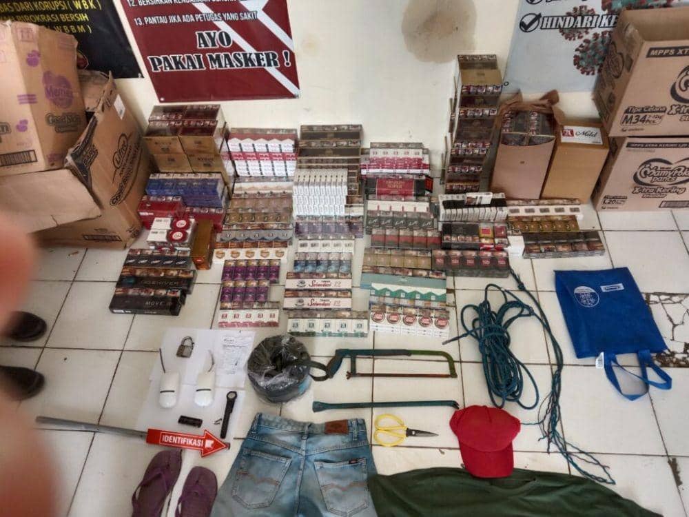 Satreskrim Polres Pringsewu menangkap Royani (31), spesialis pembobol minimarket. (IDN Times/Istimewa).