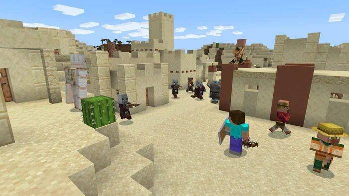 Semua yang ada di Minecraft bergantung pada kreativitas kamu (dok. Mojang/Minecraft)