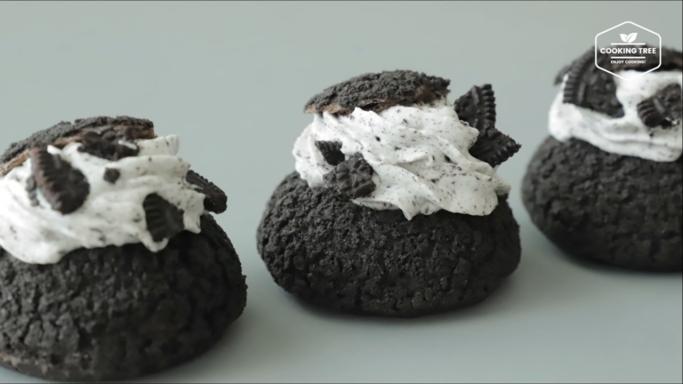 ilustrasi oreo choux (dok. youtube.com/Cooking tree 쿠킹트리)