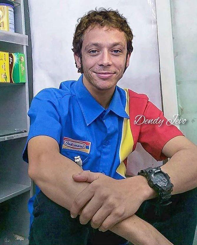 foto editan Valentino Rossi (instagram.com/zepang_)