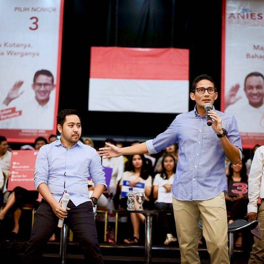 potret Roestiandi Tsamanov dan Sandiaga Uno (instagram.com/tsamanov)