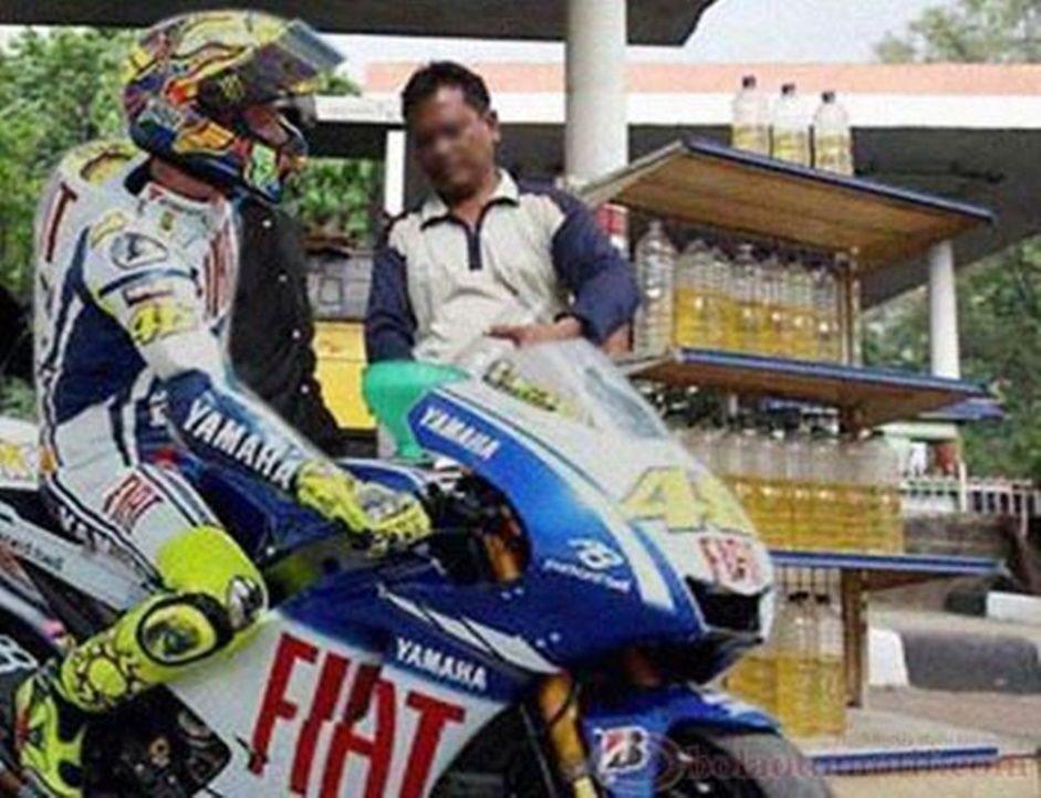 foto editan Valentino Rossi (instagram.com/bolaotomotif)
