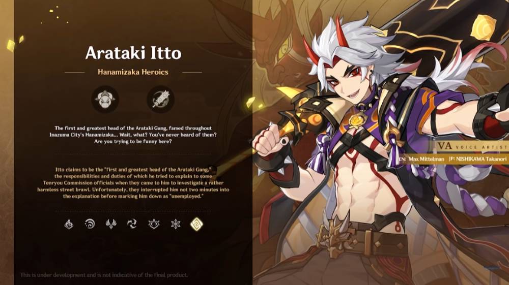 Arataki Itto (dok. miHoYo/Genshin Impact)