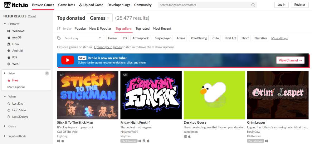 Itch.io (itch.io)