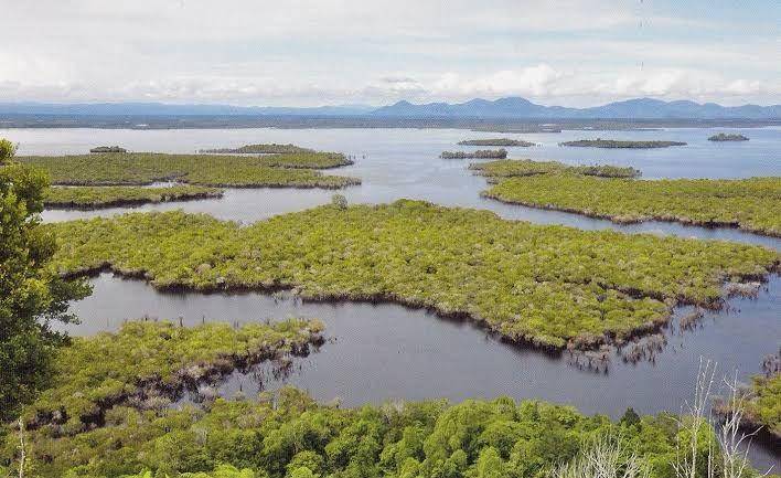 Ilustrasi Danau Lebung Karangan - Tanahnusantara.com