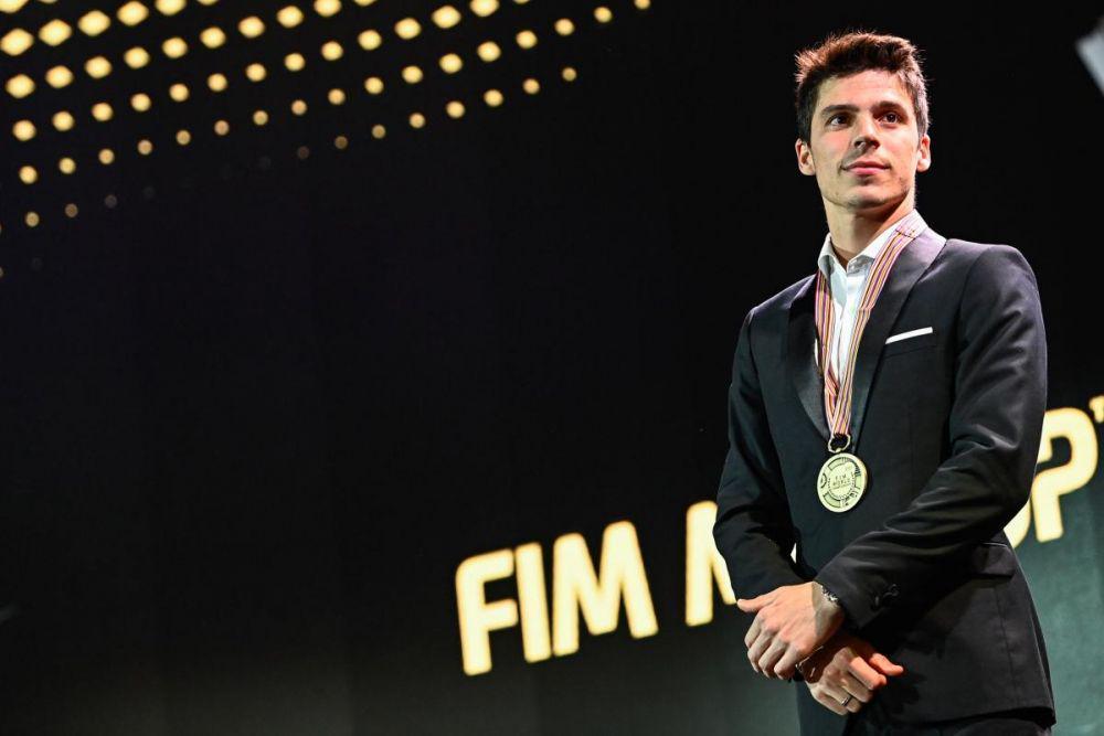 Joan Mir saat menghadiri FIM MotoGP Awards 2021. (motogp.com)