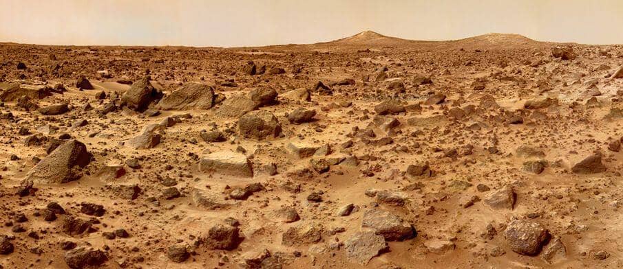 Gambar pemandangan Mars yang diambil oleh Pathfinder (dok. Coca-Cola Space Science Center)