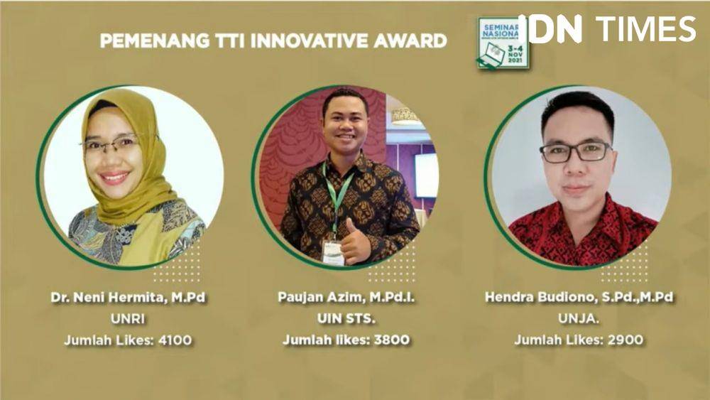 Dosen di Jambi Raih Penghargaan Nasional TTI Innovation Grants 2021 (IDN Times/Dokumen)