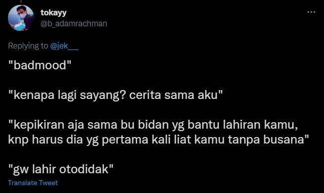 curhat pacar tiba-tiba ngambek (twitter.com/b_adamrachman)