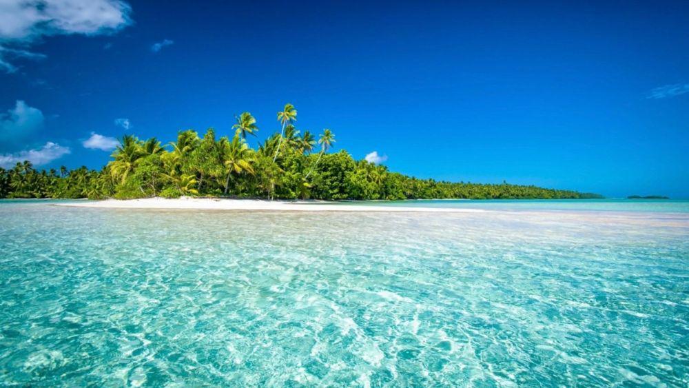 Pemandangan pantai pasir putih yang bisa dinikmati di Tuvalu. (timelesstuvalu.com)