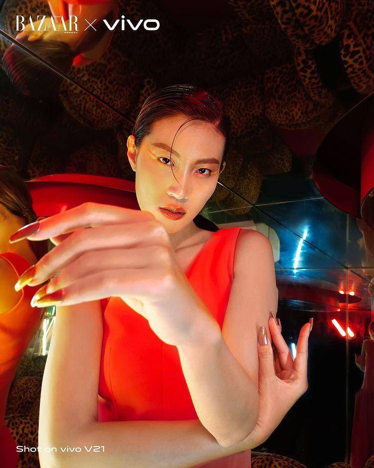 hasil jepretan dengan vivo V21 (instagram.com/vivo_indonesia)