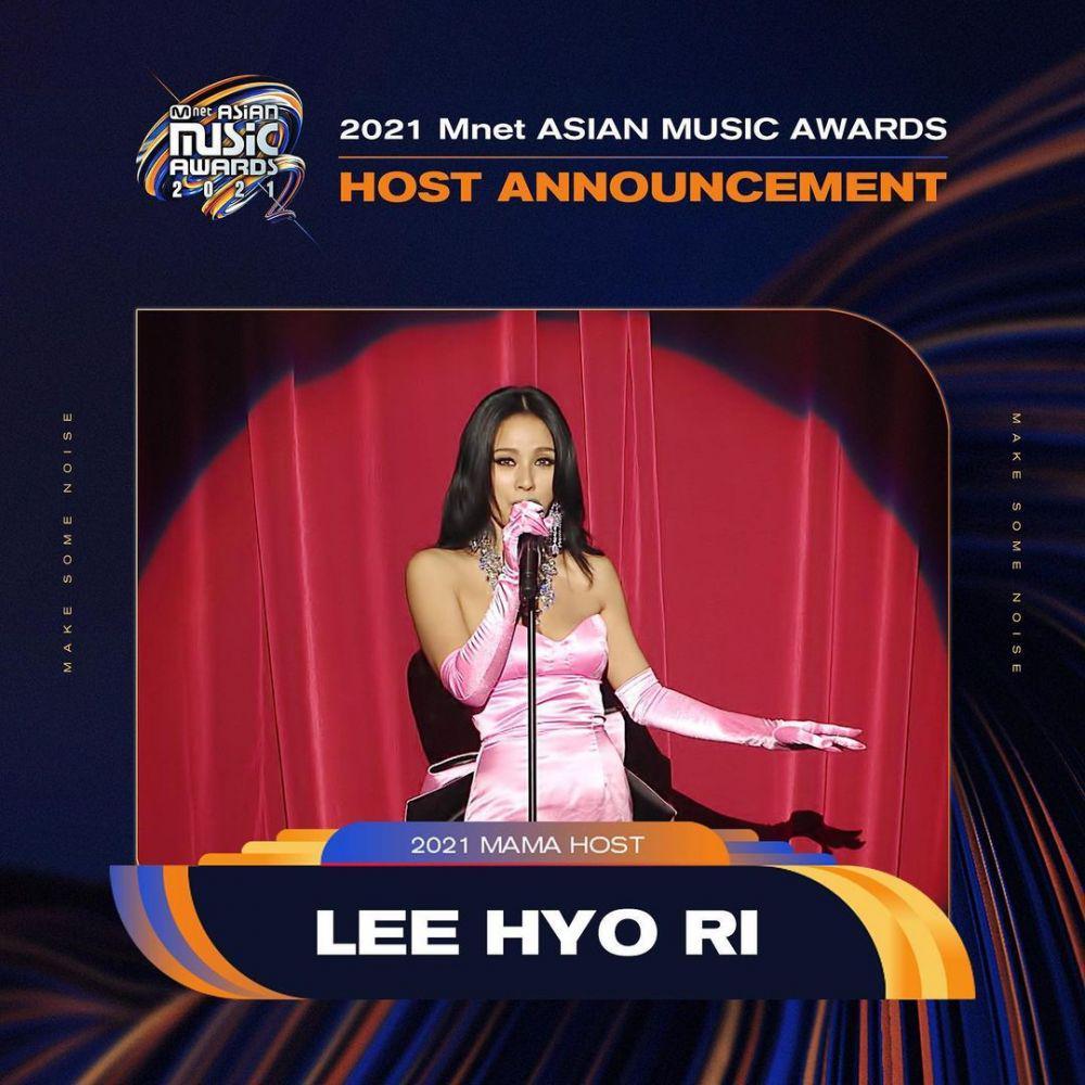 Lee Hyori akan jadi MC di ajang Mnet Asian Music Awards (MAMA) 2021 (instagram.com/mnet_mama)