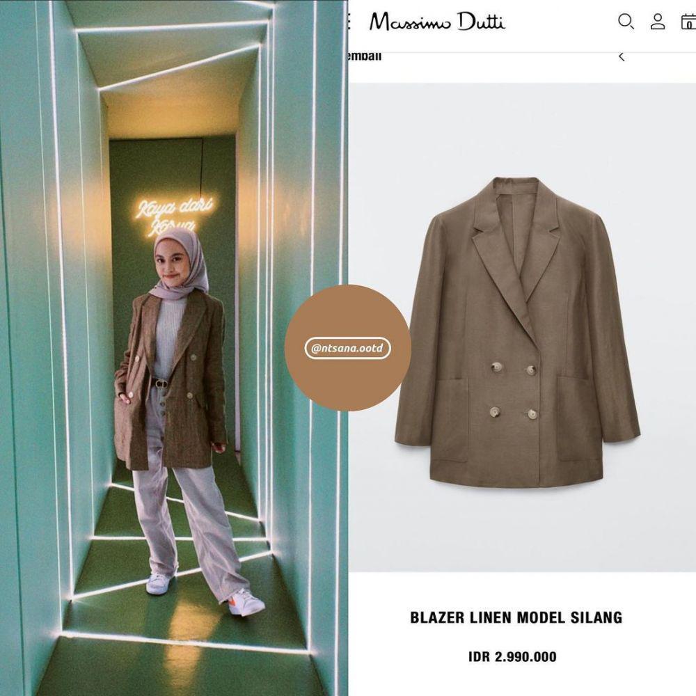 harga outfit Tsana (instagram.com/ntsana.ootd)