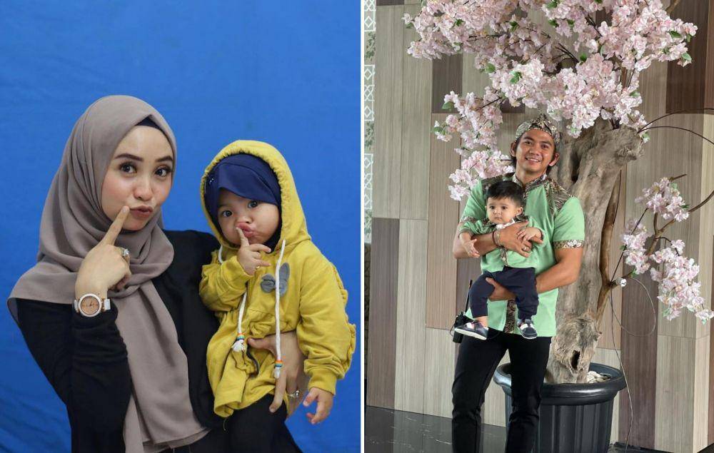 kolase potret penyanyi dangdut dan buah hati (instagram.com/eganoviantika_98 | instagram.com/da2_rizki123)