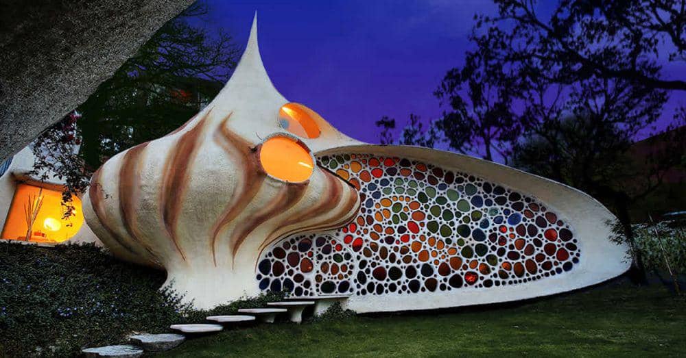 ilustrasi desain rumah kerang (littlethings.com)