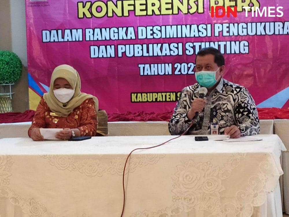 Jumpa pers penanganan stunting di Kabupaten Sleman. IDN Times/Siti Umaiyah