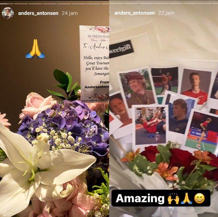atlet bulu tangkis dunia kebanjiran hadiah dari BL (instagram.com/anders_antonsen)