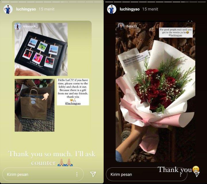 atlet bulu tangkis dunia kebanjiran hadiah dari BL (instagram.com/luchingyao)