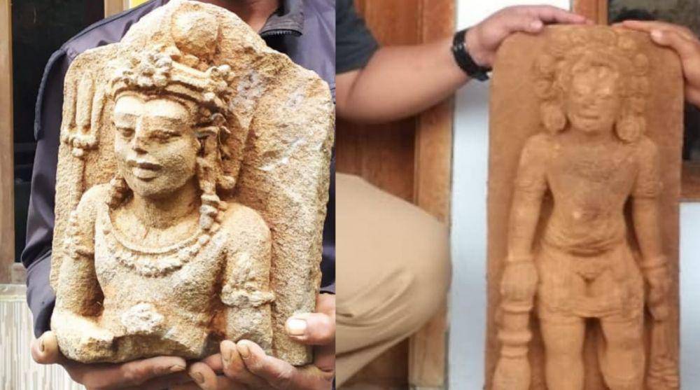 Arca Nandiswara dan Mahakala. IDN Times/Zainul Arifin