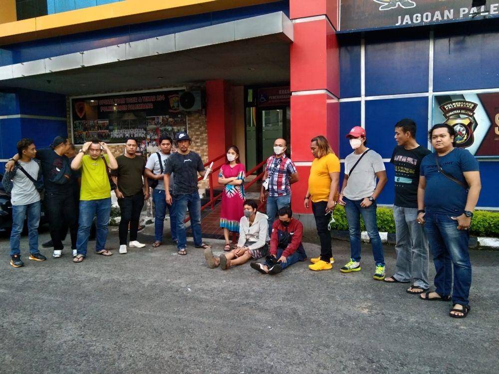 Pelaku Pencurian berkedok prostitusi ditangkap Polrestabes Palembang (IDN Times/istimewa)