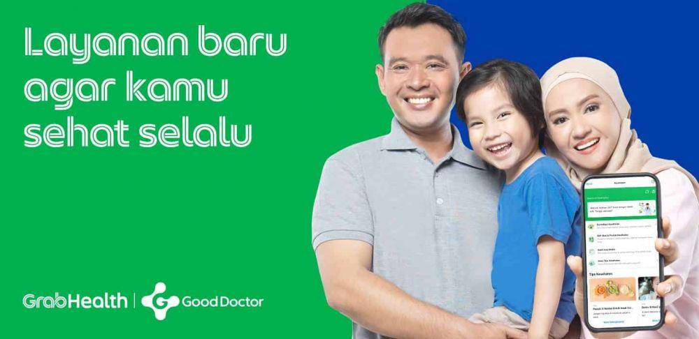 Pemberitahuan layanan dari GoodDoctor di Grab Health. (grab.com)