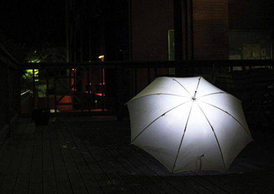 ilustrasi payung LightDrops ( (inhabitat.com)