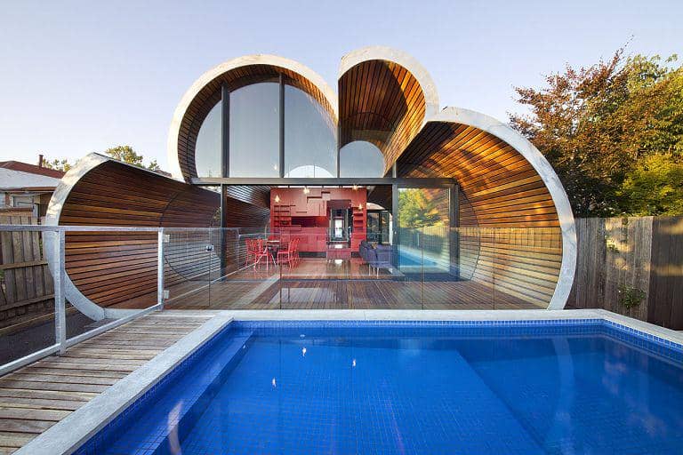 ilustrasi desain rumah awan (archdaily.com)