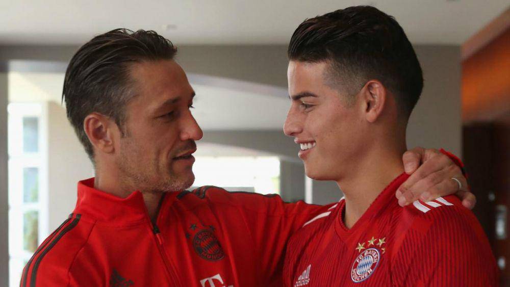potret Niko Kovac dan James Rodriguez di Bayern Munchen (as.com)