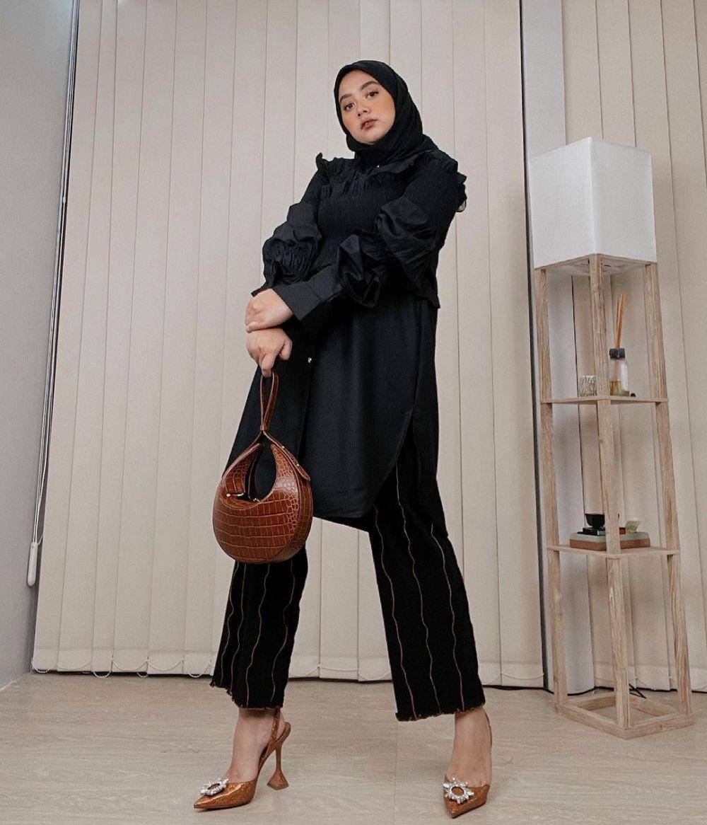 Outfit kondangan. (instagram.com/nabilahatifa)