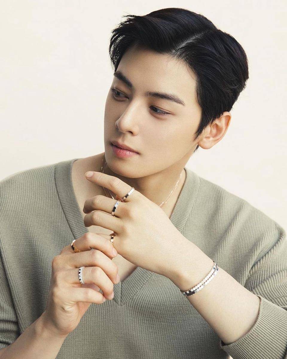 Gambaran medium undercut pada Cha Eun Woo (Sumber: Instagram.com/eunwoo.o_c)