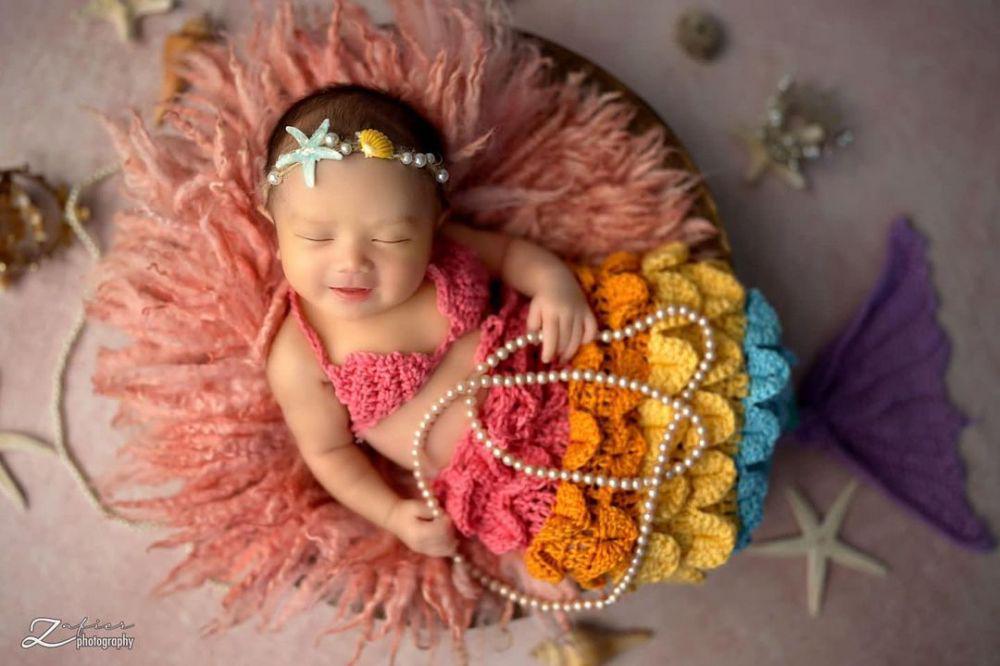 Ini 9 Potret Gemas Baby Meshwa, Anak Ketiga Denny Cagur dan Shanty