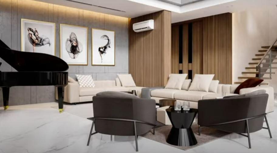 desain rumah Titi Kamal (YouTube.com/Titi dan Tian)