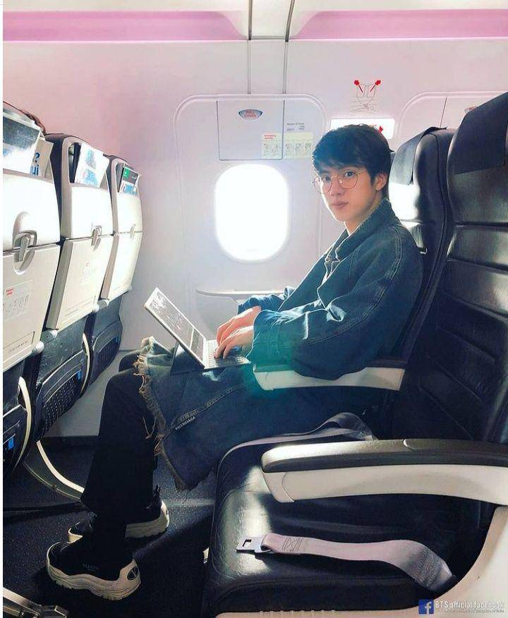 potret Jin BTS (instagram.com/jin_bighitentertainment)