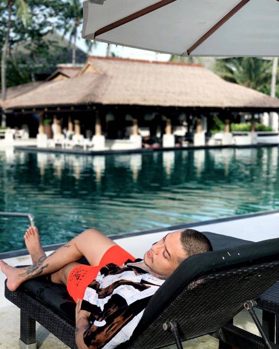 Miller Khan dan istri honeymoon (Instagram.com/miller_khan/)