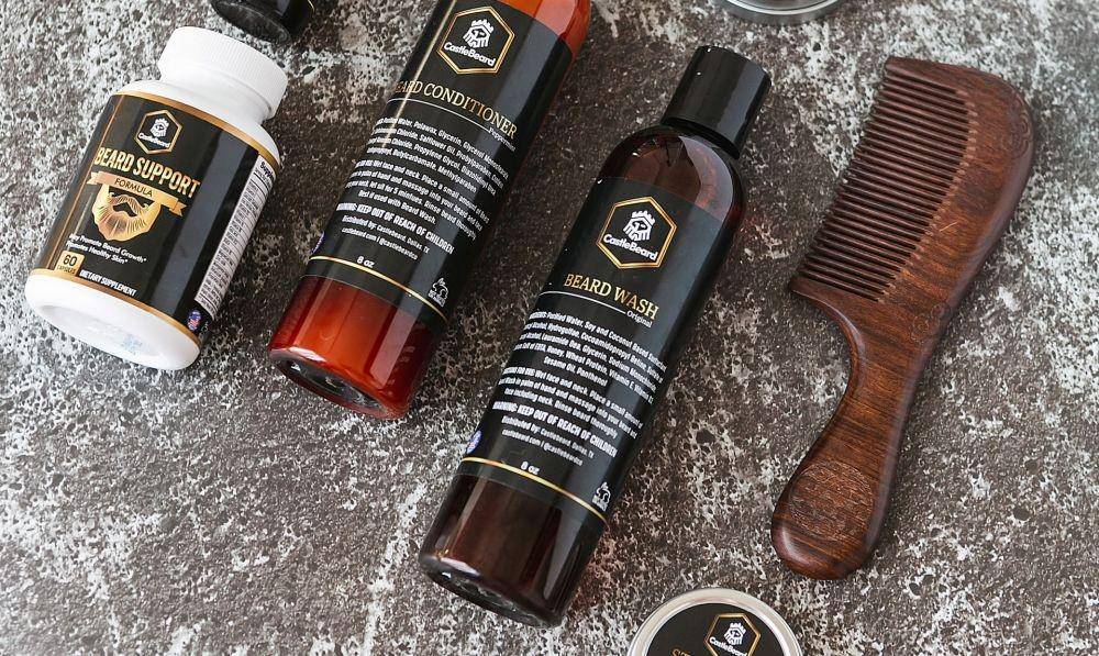 Ilustrasi beard wash (unsplash.com/ CastleBeard Co)