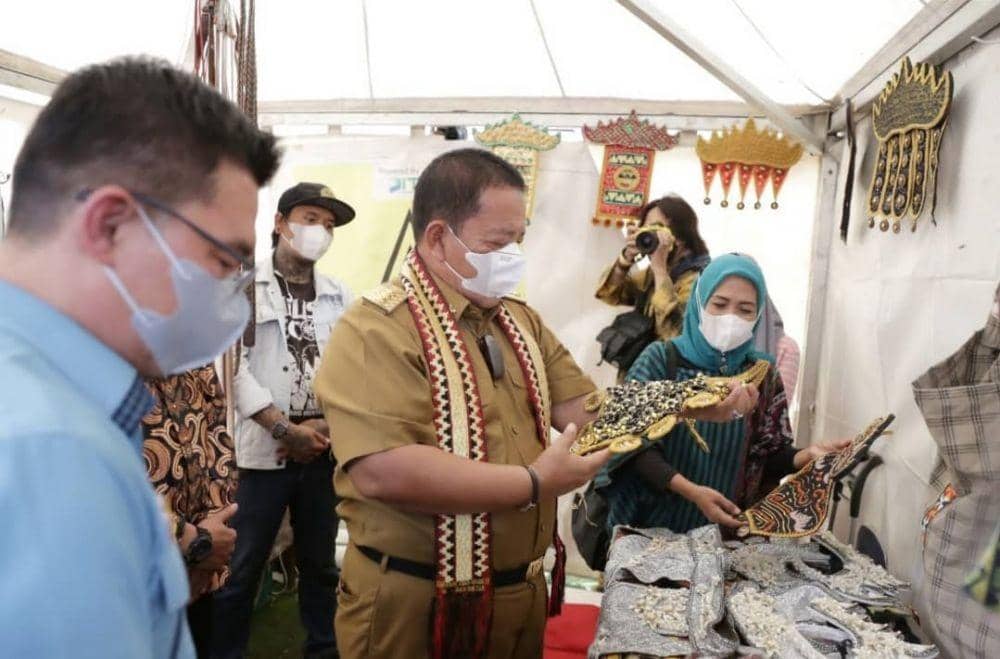 Gubernur Lampung Arinal Djunaidi saat membuka Temu Karya Taman Budaya se-Indonesia ke-20 di UPTD Taman Budaya Provinsi Lampung, Selasa (16/11/2021). (IDN Times/Istimewa).