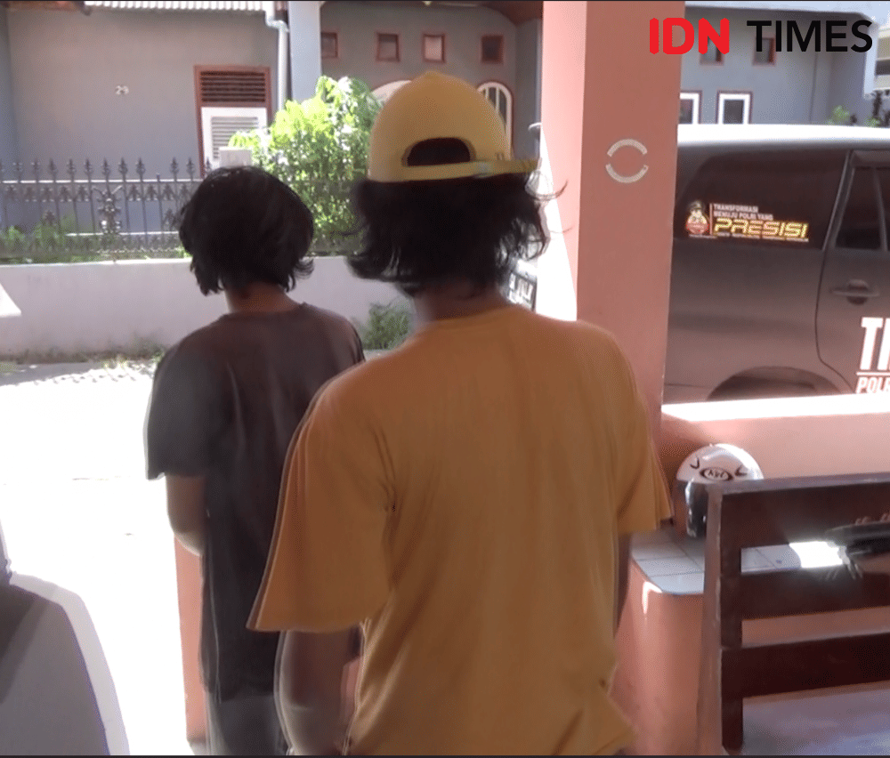 Pelaku saat ditangkap Polisi. IDN Times/Andri NH
