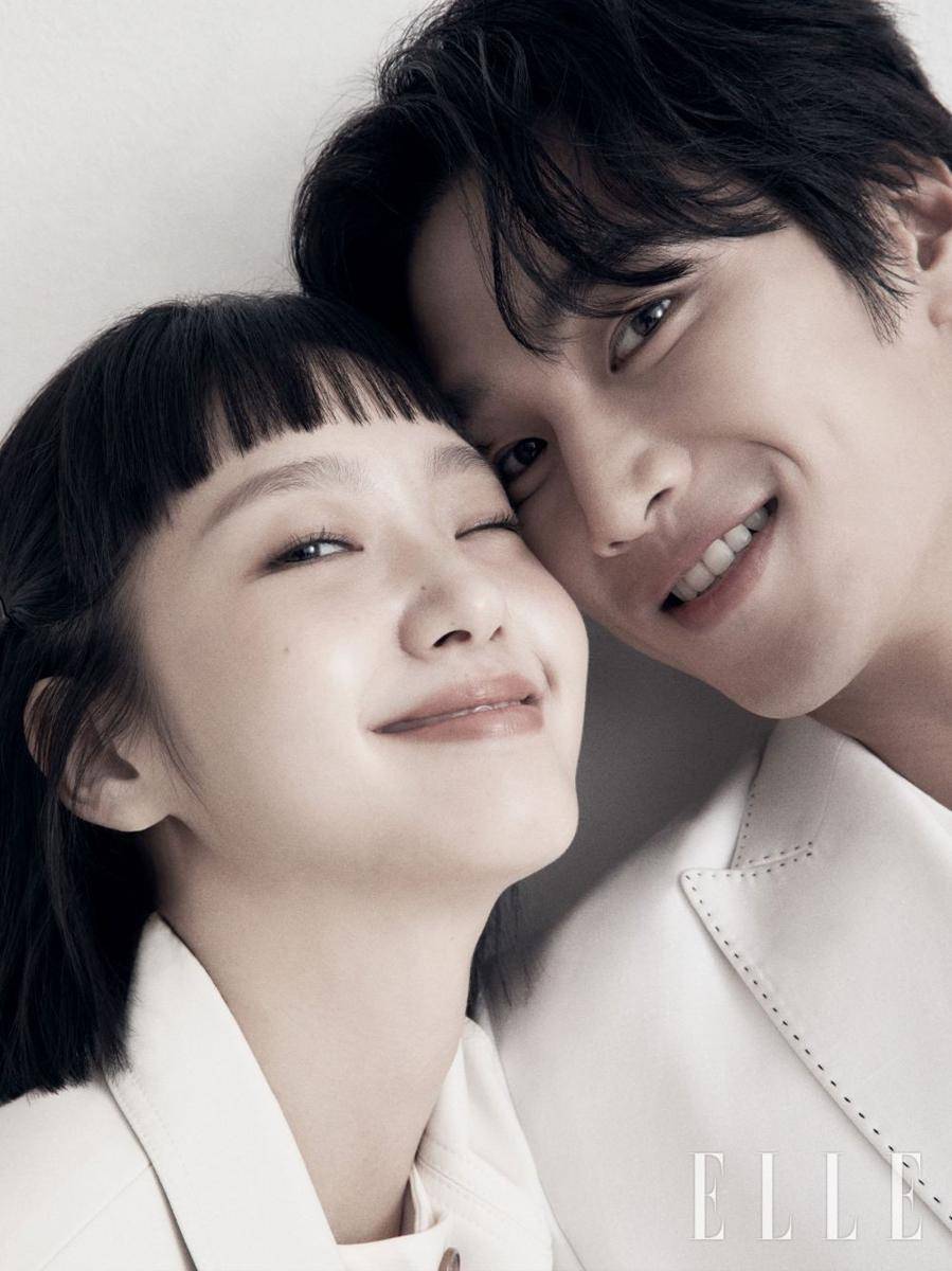 Kim Go Eun dan Ahn Bo Hyun (Dok. Elle Korea)